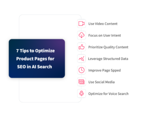 7 tips to optimize product pages for seo in ai search